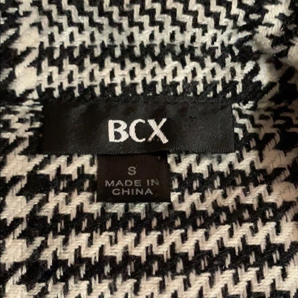 BCX small black and white blazer houndstooth - Picture 7 of 8